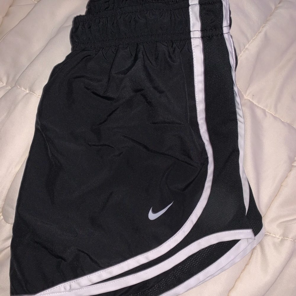 Black & White Nike Dri-FIT Shorts